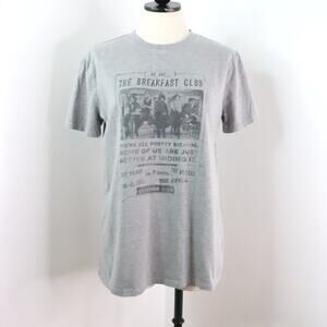 Maurices Women’s XS The Breakfast Club Gray Oversized Lightweight Graphic Tee